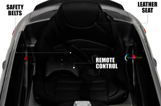 12V One-Seater Ride-On Car with Remote Control and MP3 – Licensed Mercedes-Benz, Multiple Colors