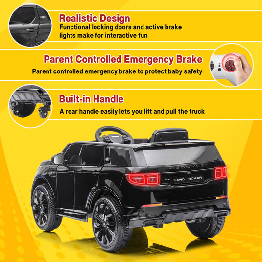 12V Electric Ride-On Car for Kids with Remote Control, Battery Powered Toy Vehicle