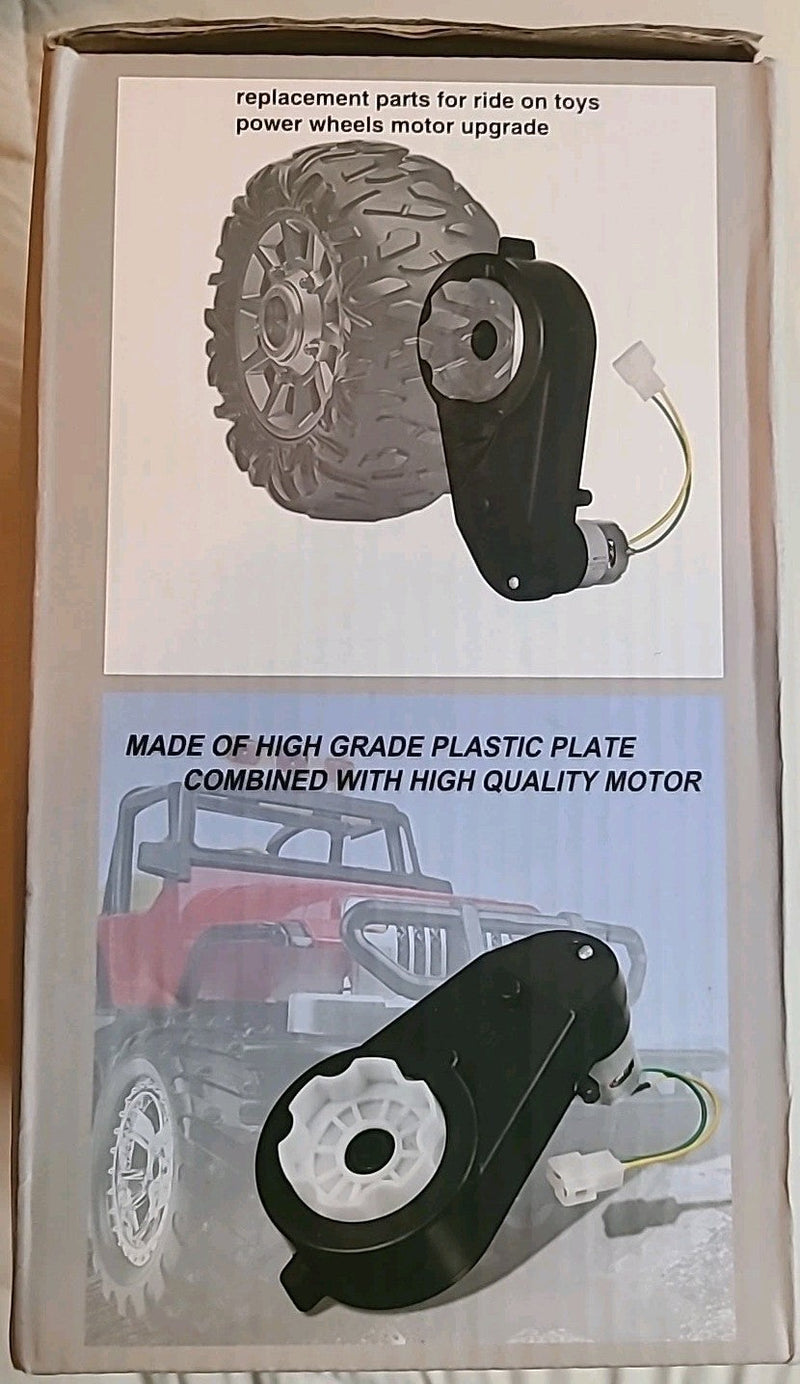 Load image into Gallery viewer, 12V RS550 DC Motor for Ride-On Toy Cars with Gearbox, 12000-40000 RPM
