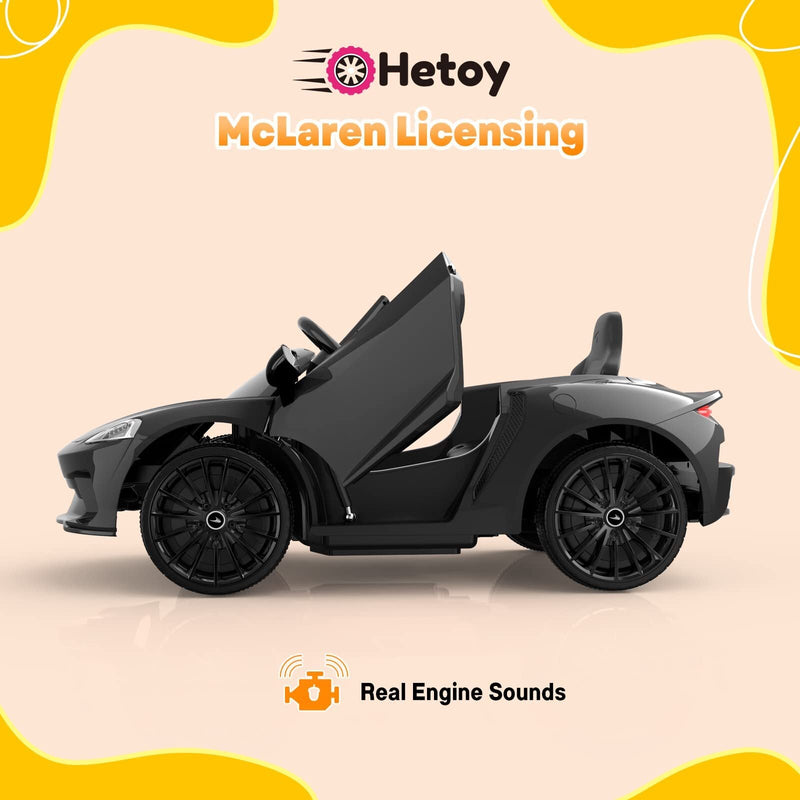 Load image into Gallery viewer, 12V Licensed McLaren Battery-Powered Kids Ride-On Sports Car with 2 Speeds

