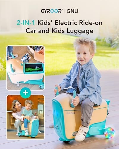 Load image into Gallery viewer, 2-in-1 Electric Ride-On Car with Storage for Kids Ages 4-8, Blue
