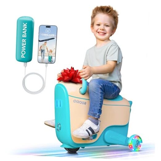 Load image into Gallery viewer, 2-in-1 Electric Ride-On Car with Storage for Kids Ages 4-8, Blue
