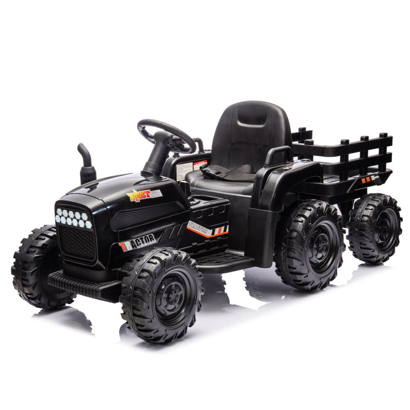 Load image into Gallery viewer, 24V Battery-Powered Electric Ride-On Tractor with Trailer and Dual 200W Motors

