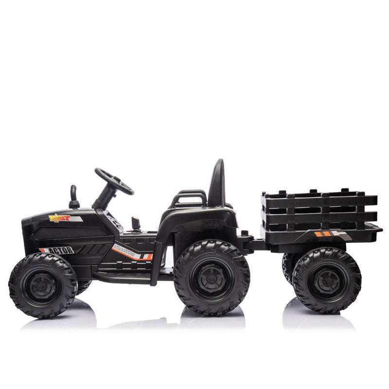 Load image into Gallery viewer, 24V Battery-Powered Electric Ride-On Tractor with Trailer and Dual 200W Motors

