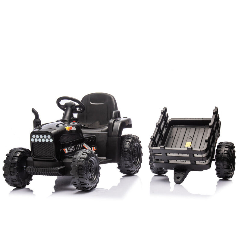 Load image into Gallery viewer, 24V Battery-Powered Electric Ride-On Tractor with Trailer and Dual 200W Motors
