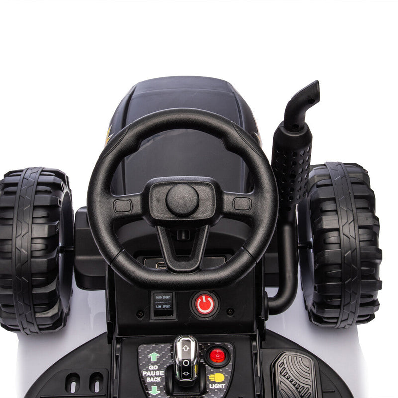 Load image into Gallery viewer, 24V Battery-Powered Electric Ride-On Tractor with Trailer and Dual 200W Motors
