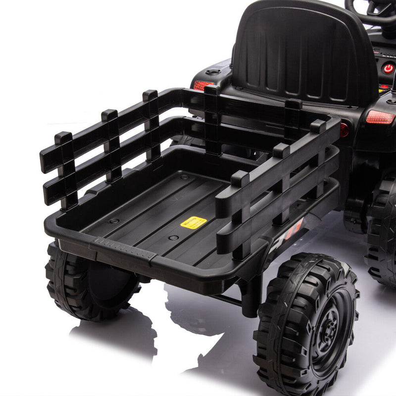 Load image into Gallery viewer, 24V Battery-Powered Electric Ride-On Tractor with Trailer and Dual 200W Motors
