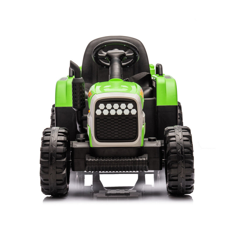 Load image into Gallery viewer, 24V Battery-Powered Electric Ride-On Tractor with Trailer Toy
