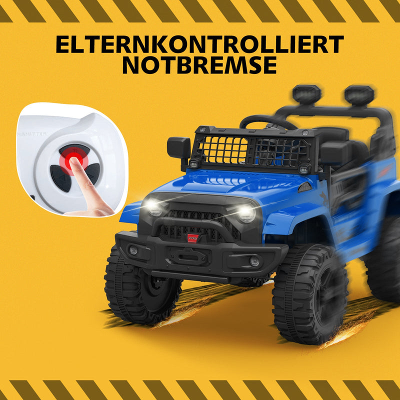 Load image into Gallery viewer, 12V Battery-Powered Electric Ride-On Truck with Remote Control and LED Lights
