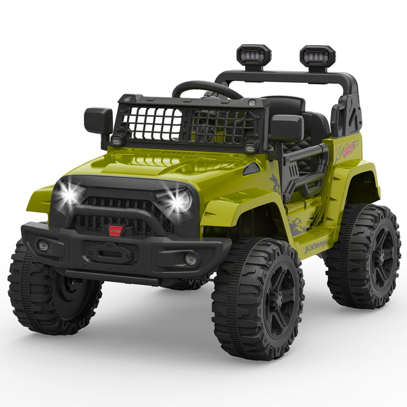 Load image into Gallery viewer, 12V Battery-Powered Electric Ride-On Truck with Remote Control and LED Lights
