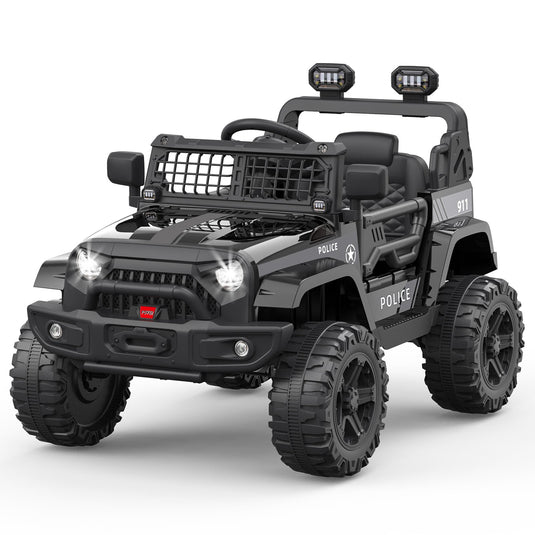 12V Battery-Powered Electric Ride-On Truck with Remote Control and LED Lights