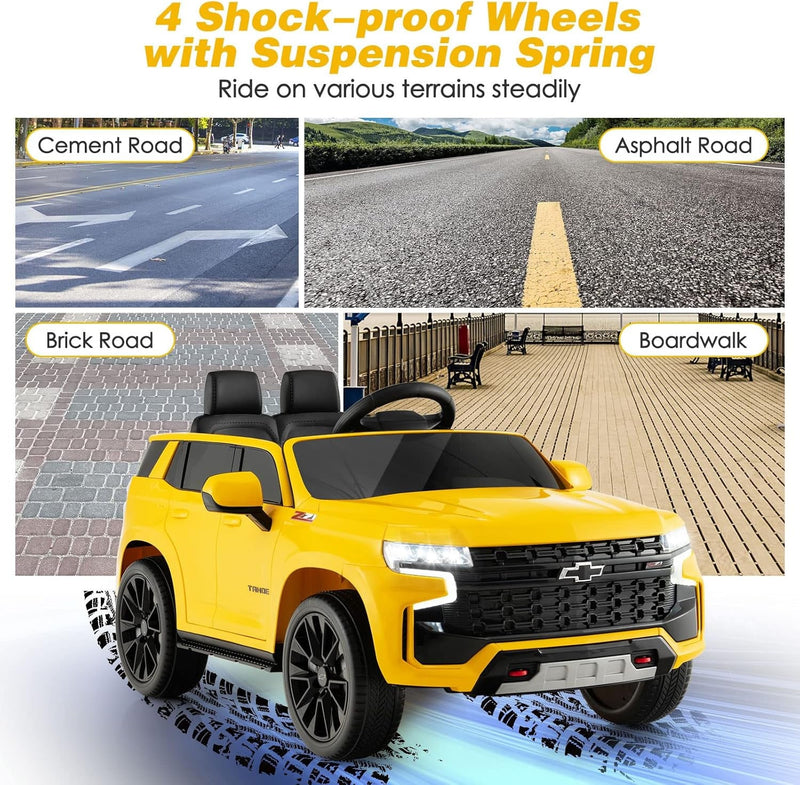Load image into Gallery viewer, 12V Licensed Chevrolet Tahoe Electric Ride-On Truck for Kids
