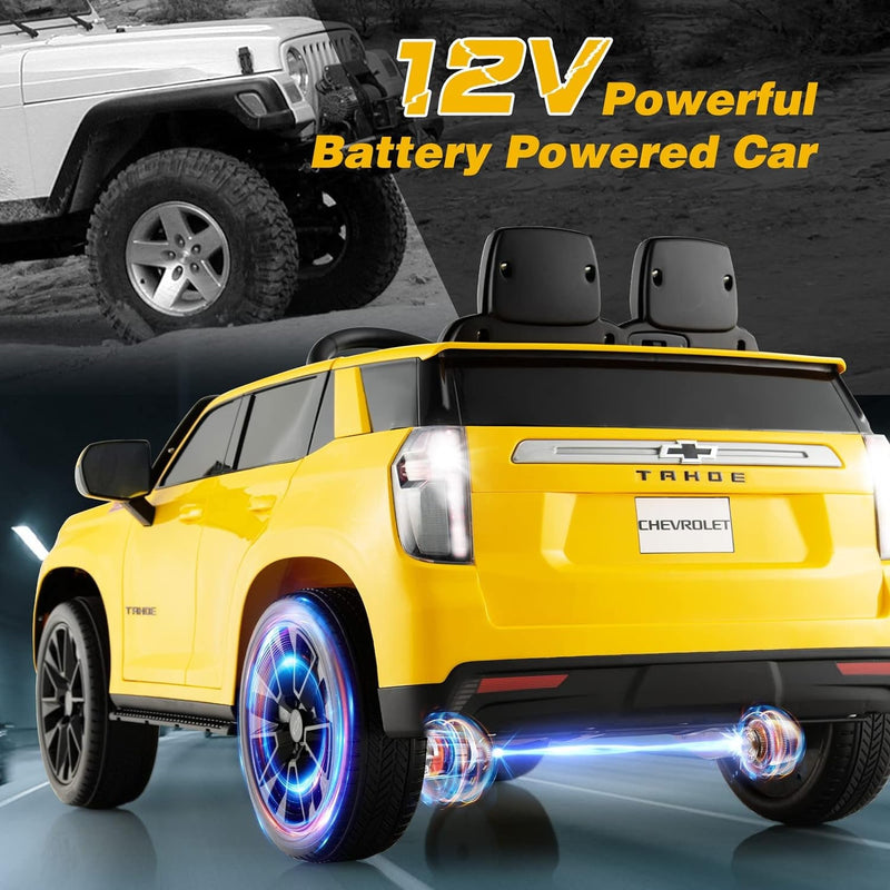 Load image into Gallery viewer, 12V Licensed Chevrolet Tahoe Electric Ride-On Truck for Kids
