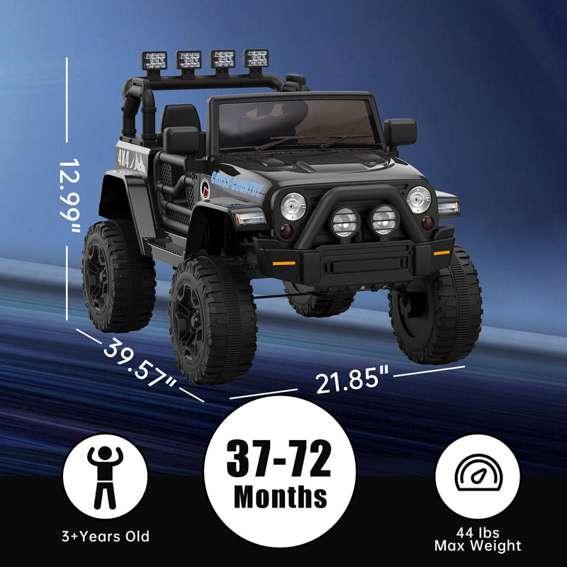 Load image into Gallery viewer, 12V Battery-Powered Ride-On Electric Truck Car with Remote Control
