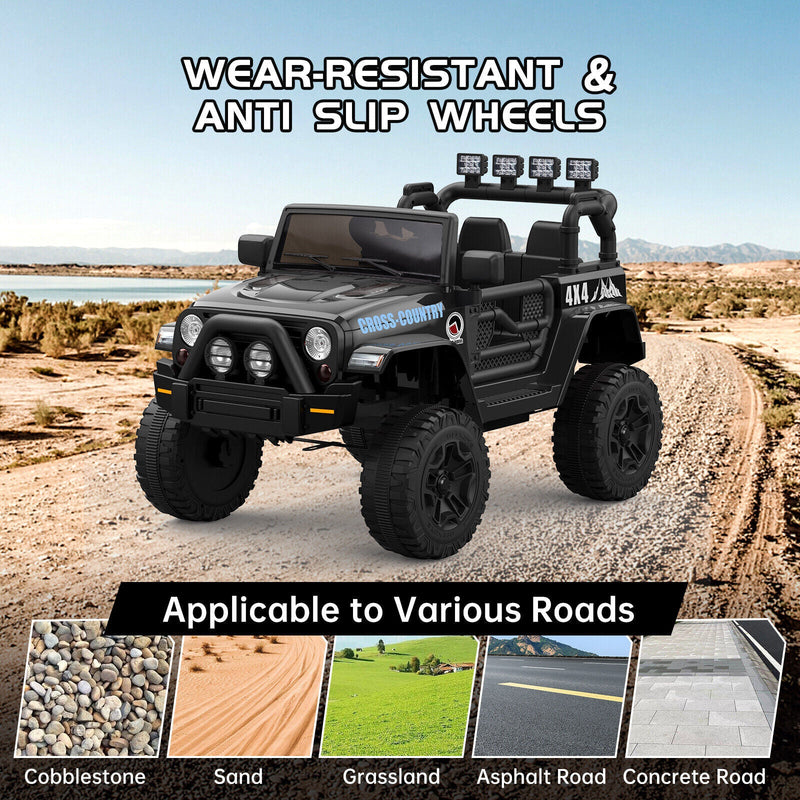 Load image into Gallery viewer, 12V Battery-Powered Ride-On Electric Truck Car with Remote Control
