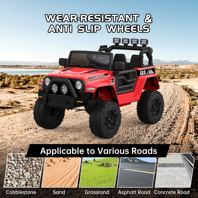 Load image into Gallery viewer, 12V Battery-Powered Ride-On Electric Truck Car with Remote Control
