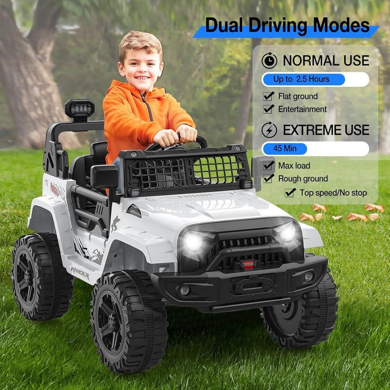 Load image into Gallery viewer, 12V Electric Ride-On Truck Car for Kids with Remote Control and Music
