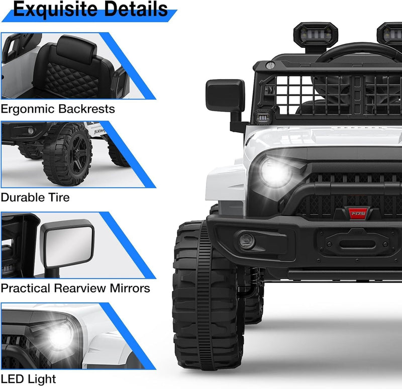 Load image into Gallery viewer, 12V Electric Ride-On Truck Car for Kids with Remote Control and Music
