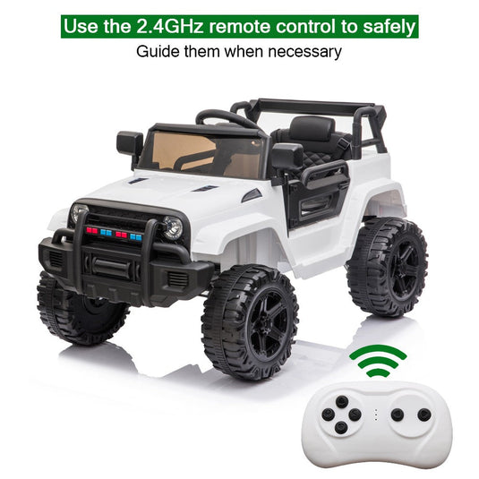 12V Kids Electric Ride-On Truck Car with Parental Remote Control