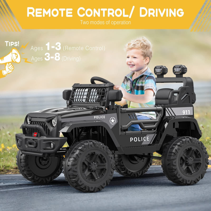 Load image into Gallery viewer, 12V Kids Electric Ride-On Truck Car with Remote Control and Spring Suspension
