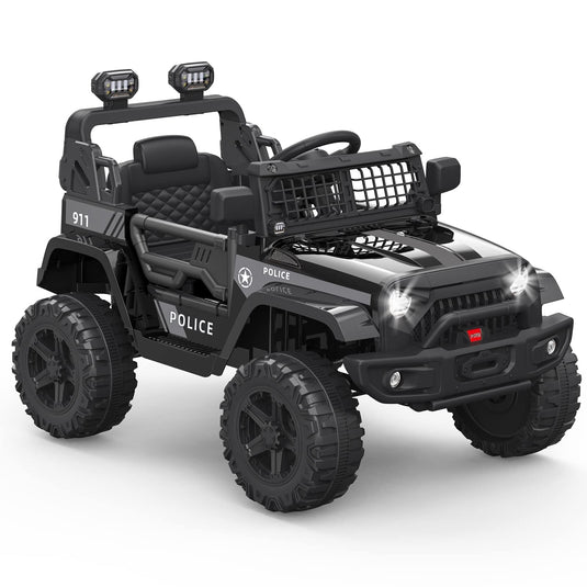 12V Kids Electric Ride-On Truck Car with Remote Control and Spring Suspension
