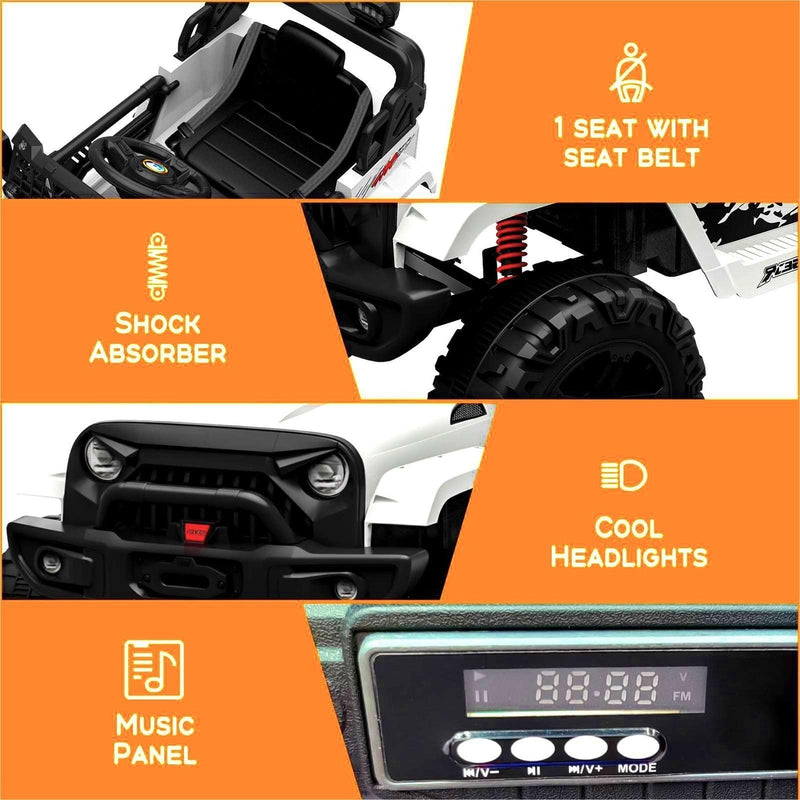 Load image into Gallery viewer, 12V Kids Electric Ride-On Truck with Remote Control and Spring Suspension
