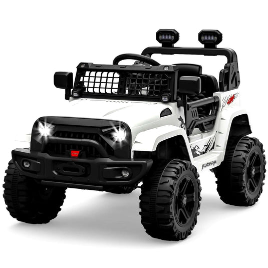 12V Kids Electric Ride-On Truck with Remote Control and Spring Suspension