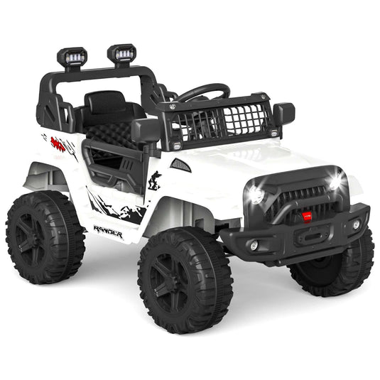12V Kids Electric Ride-On Truck with Remote Control and Spring Suspension