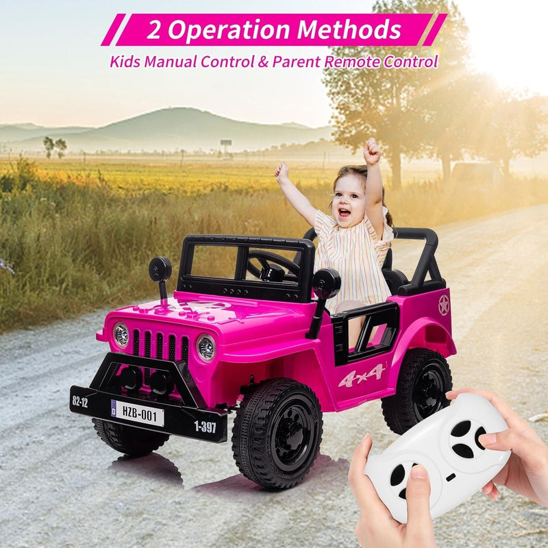 Load image into Gallery viewer, 12V Kids Electric Ride-On Truck and Car with Remote Control
