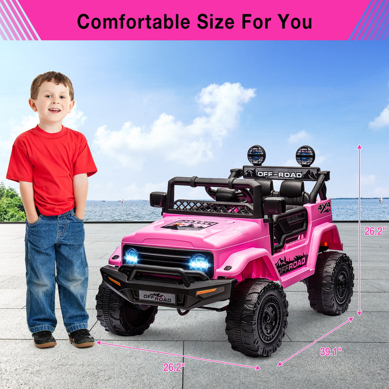 Load image into Gallery viewer, 12V Electric Ride-On Truck Car with Parent Remote Control
