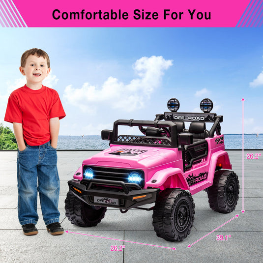 12V Electric Ride-On Truck Car with Parent Remote Control