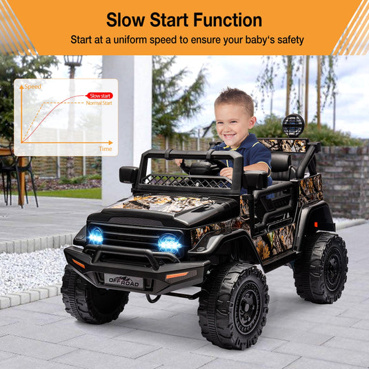 12V Electric Ride-On Truck Car with Parent Remote Control
