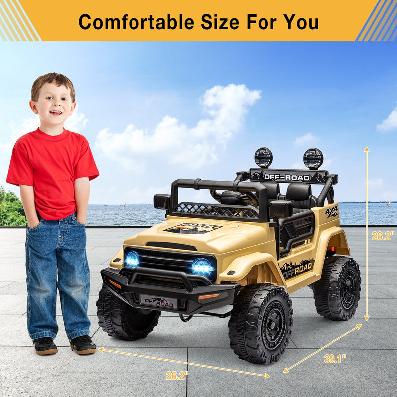 Load image into Gallery viewer, 12V Electric Ride-On Truck Car with Parent Remote Control
