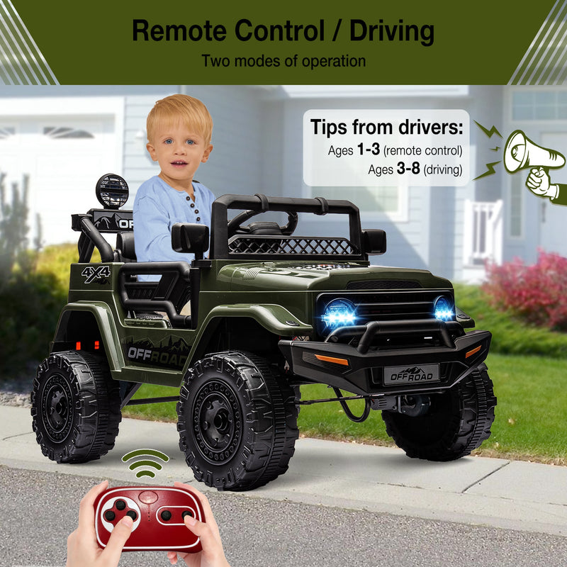 Load image into Gallery viewer, 12V Electric Ride-On Truck Car with Parent Remote Control
