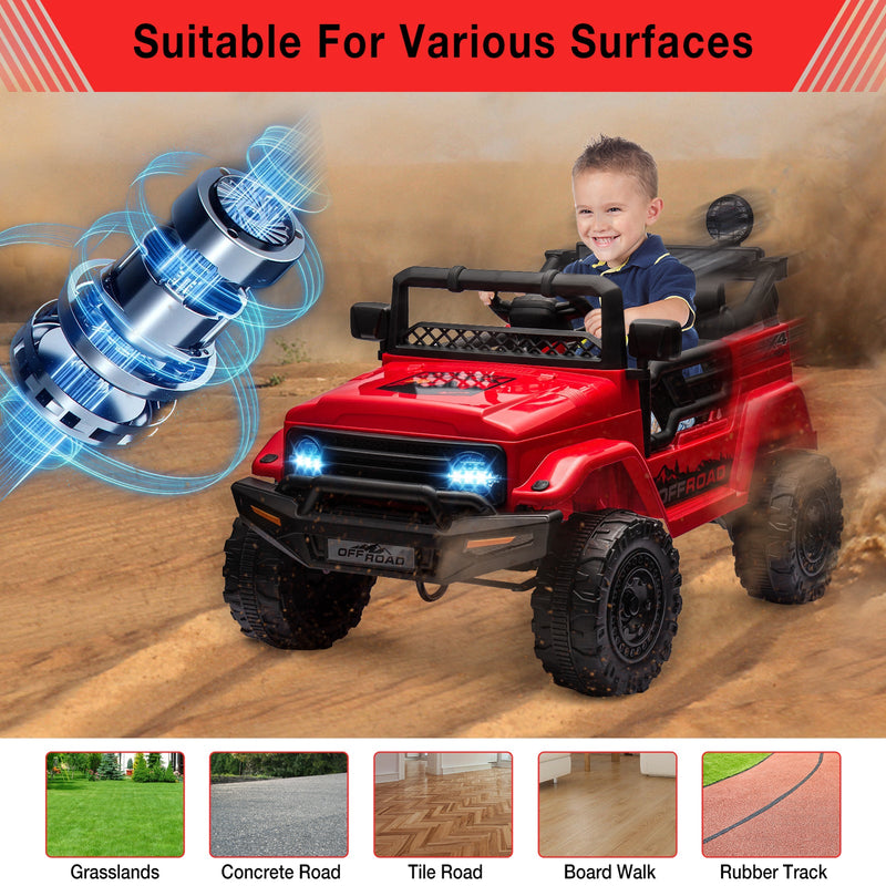 Load image into Gallery viewer, 12V Electric Ride-On Truck Car with Parent Remote Control
