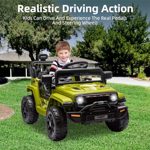 Load image into Gallery viewer, 12V Ride-On Truck Car Toy with Parent Remote Control for Kids Ages 3-5
