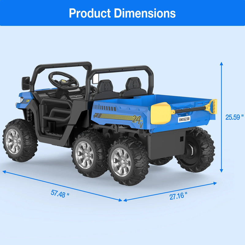 Load image into Gallery viewer, 24V Kids Electric Ride-On Truck Car with Remote Control

