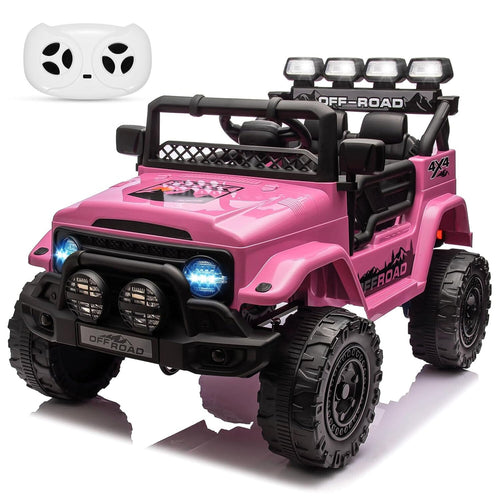 12V Electric Ride-On Truck Car for Kids with Remote Control Toy Vehicle