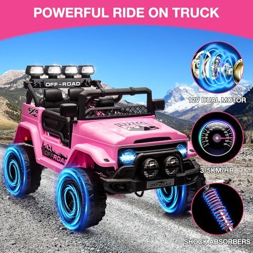 Load image into Gallery viewer, 12V Electric Ride-On Truck Car for Kids with Remote Control Toy Vehicle
