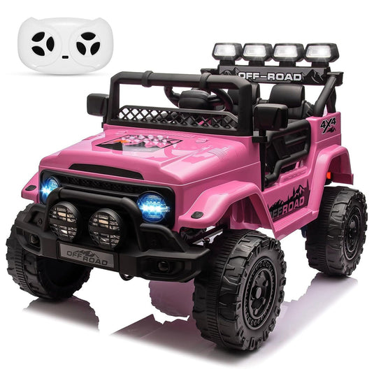 12V Electric Ride-On Truck Car for Kids with Remote Control Toy Vehicle