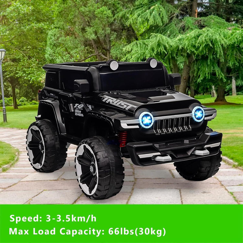 Load image into Gallery viewer, 12V Electric Ride-On Truck Car for Kids Ages 3+ with 2.4G Remote Control
