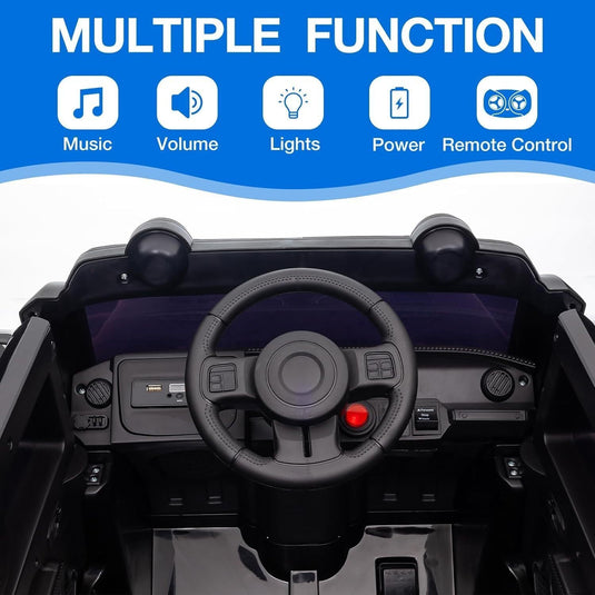 12V Electric Ride-On Truck Car for Kids Ages 3+ with 2.4G Remote Control