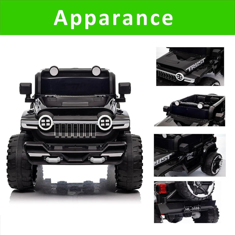 Load image into Gallery viewer, 12V Electric Ride-On Truck Car for Kids Ages 3+ with 2.4G Remote Control

