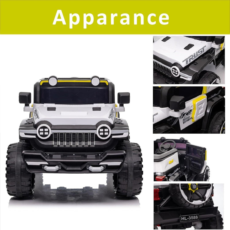 Load image into Gallery viewer, 12V Electric Ride-On Truck Car for Kids Ages 3+ with 2.4G Remote Control

