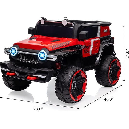 12V Electric Ride-On Truck Car for Kids Ages 3+ with 2.4G Remote Control