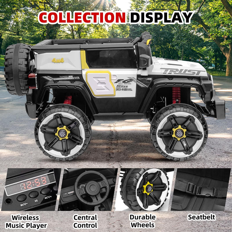 Load image into Gallery viewer, 12V Electric Ride-On Truck Car for Kids Ages 3-8 with 7AH Battery
