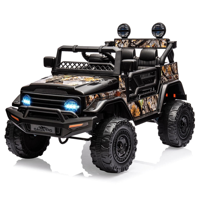 Load image into Gallery viewer, 12V Battery-Powered Electric Ride-On Truck Car for Kids with Music and Remote Control
