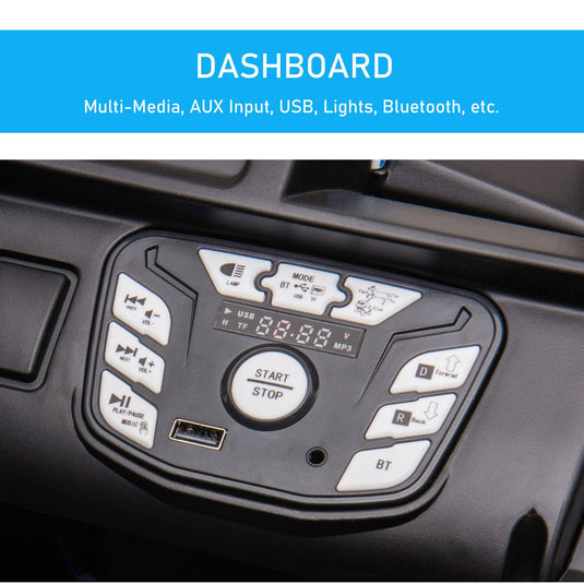 Ride-On Truck for Kids with Remote Control and Four Motors - Perfect for Outdoor Fun!