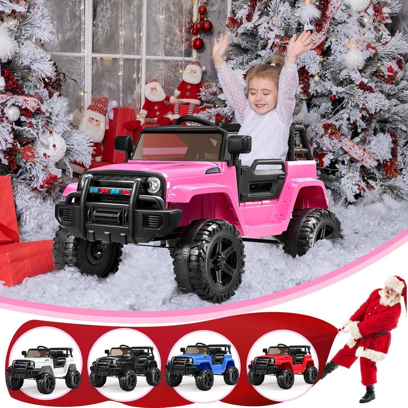 Load image into Gallery viewer, 12V Battery-Powered Kids Ride-On Truck with Remote Control and 4 Wheels
