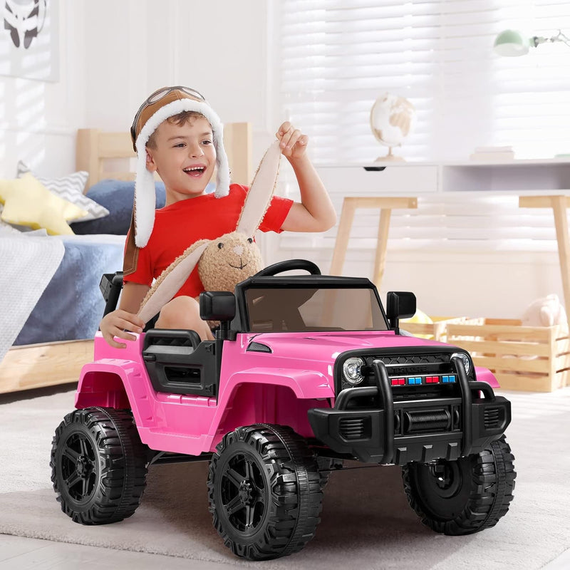 Load image into Gallery viewer, 12V Battery-Powered Kids Ride-On Truck with Remote Control and 4 Wheels
